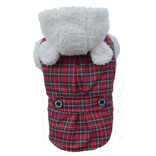 SMALL DOG - Little Lamb Red Dog Jacket