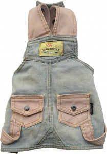 SMALL DOG - Doggy Denim and Tangerine Dress