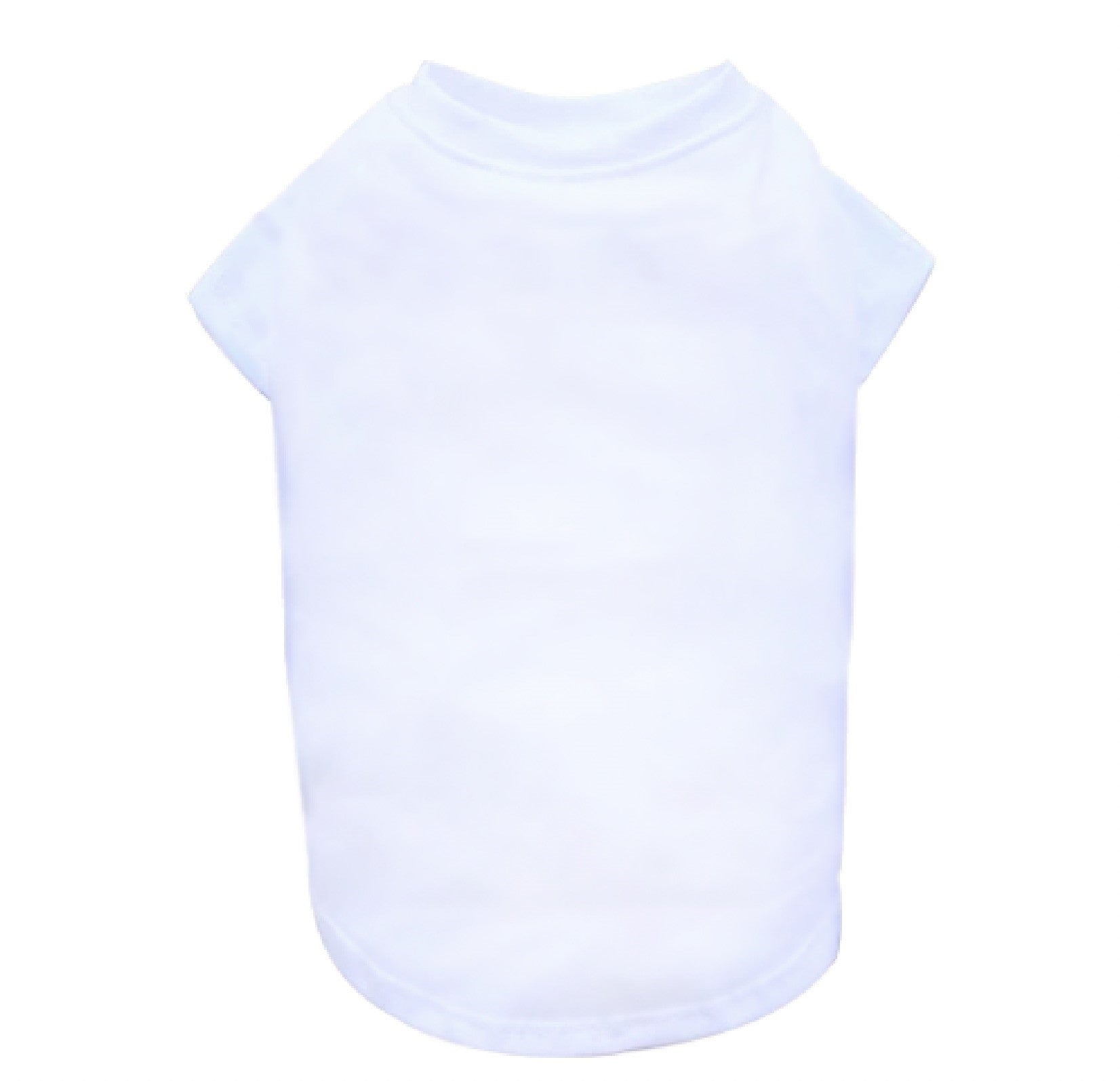 SMALL DOG - Plain White Doggy T Shirt